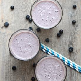 Blueberry Pineapple Oat Smoothie