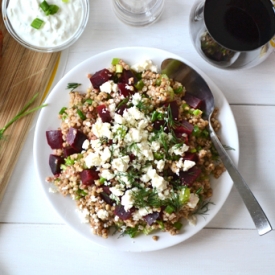 Kasha, Beet & Dill Salad