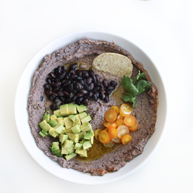 Vegan Black Bean Puree