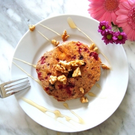 Vegan Summer Berry Pancakes