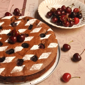 Flourless Chocolate & Cherry Cake