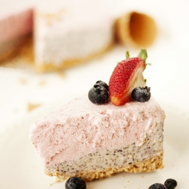 Fruit Smoothie Ice Cream Pie