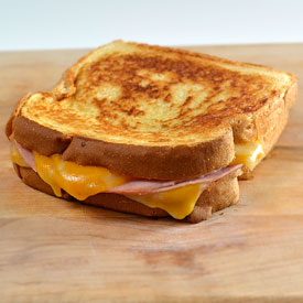 Grilled Ham and Colby-Jack Cheese