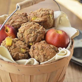 Peach Cobbler Muffins