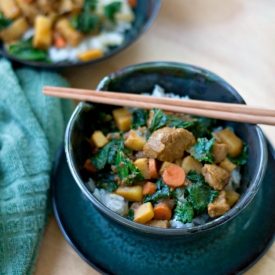 Easy Vegetable & Seitan Curry