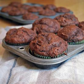 Chocolate Beet Muffins