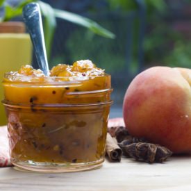 Spicy Peach Chutney