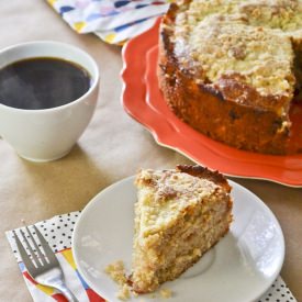 Rhubarb Streusel Cake