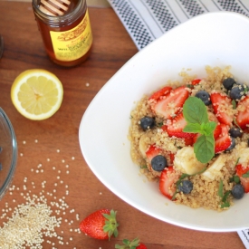 Breakfast Quinoa with Fresh Fruit