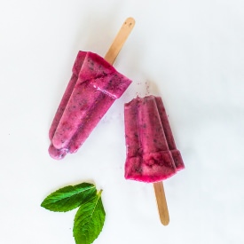 Raspberry Mint Pops