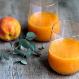 Peach, Mango and Coconut Smoothie