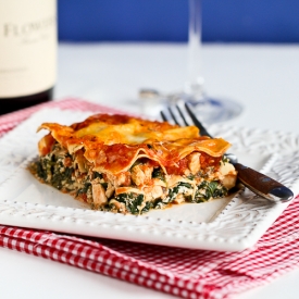 Chicken & Spinach Lasagna