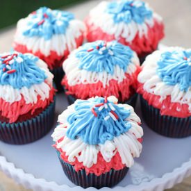 Fireworks Cupcakes