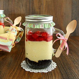 Baked Cheesecake In A Jar