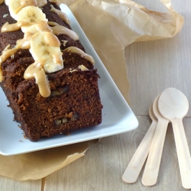 Banana Bread with Caramel