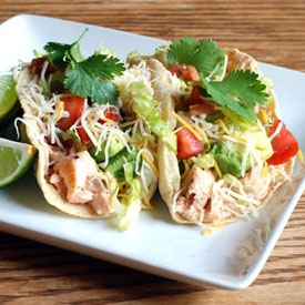 Southwestern Salmon Tacos