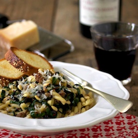 Pasta with Swiss Chard