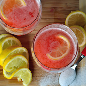 Strawberry Whiskey Sour