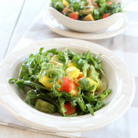 Shrimp Mango Arugula Salad