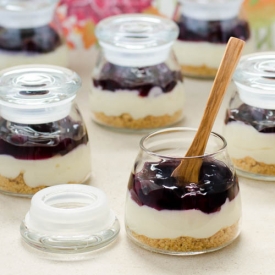 Mini Blueberry Cream Cheese Pies