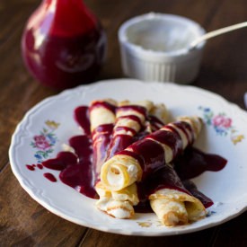 Berries n Cream Crepes