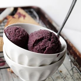 Lemon Blueberry Ice Cream