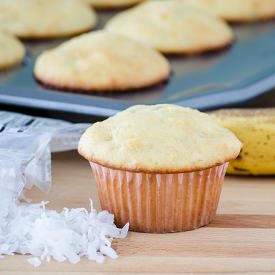 Banana Coconut Muffins