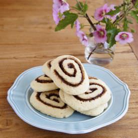 Ricotta Cookies with Nutella Swirl