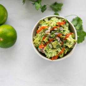 Guacamole with Sriracha