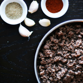 Paleo Homemade Beef “Sausage”