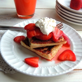 French Toast Strawberry Shortcake