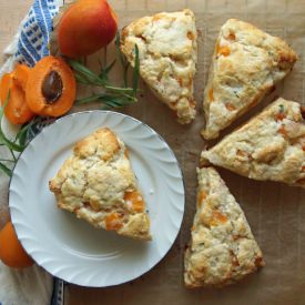 Fresh Apricot & Tarragon Scones