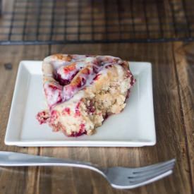 Vegan Raspberry Cinnamon Rolls