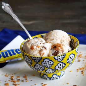 Double Butterfinger Ice Cream