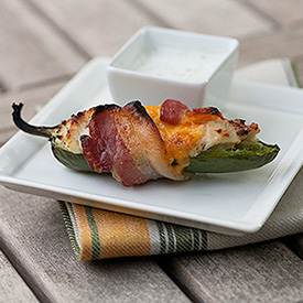 3 Cheese Chicken Stuffed Jalapenos