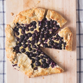 Cream Cheese & Blueberry Galette