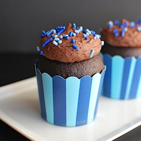 Chocolate Sour Cream Cupcakes