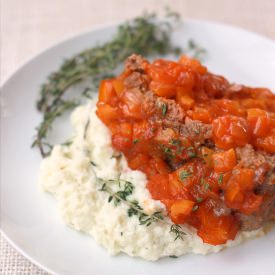 Meatloaf with Bell Pepper Relish