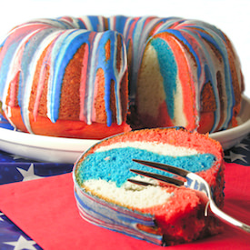 Patriotic Bundt Cake!