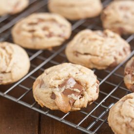 Peanut Butter Rolo Cookies