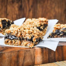 Salted Caramel Chocolate Oat Bars