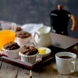 Chocolate & Olive Oil Muffins