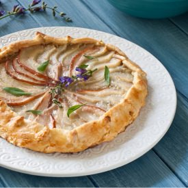 Savory Pear and Blue Cheese Galette