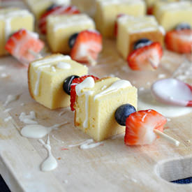 Red, White, and Blue Dessert Kabobs