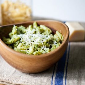 Nutty Arugula Pesto with Penne