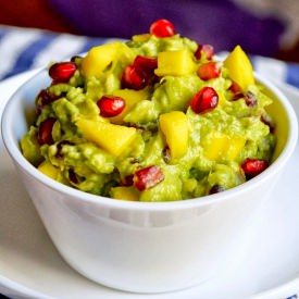 Pomegranate Mango Guacamole