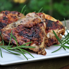 Herb Grilled Chicken Thighs