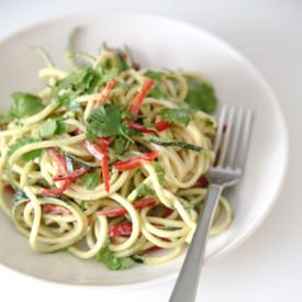 Asian Courgette Noodles