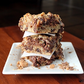 Chocolate Chip Toffee Bars