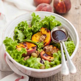 Salad with Peaches